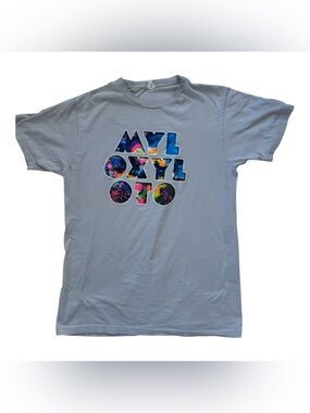 Coldplay Mylo Xyloto 2012 Tour Concert T Shirt Medium Vintage
